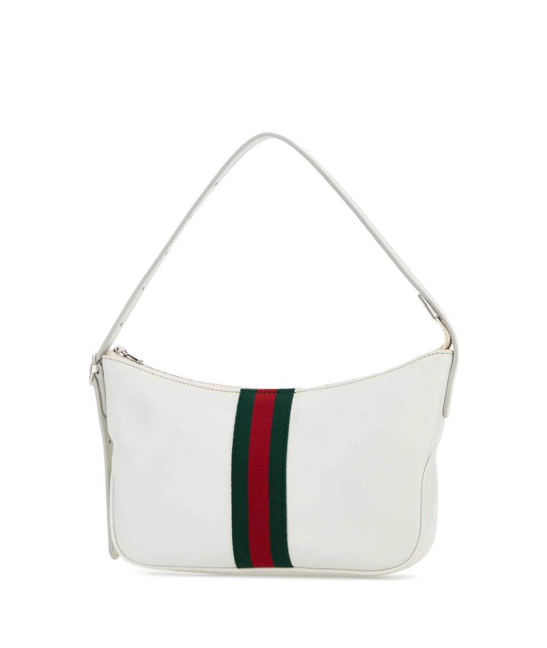 GUCCI Белая кожаная сумка на плечо, фото 2