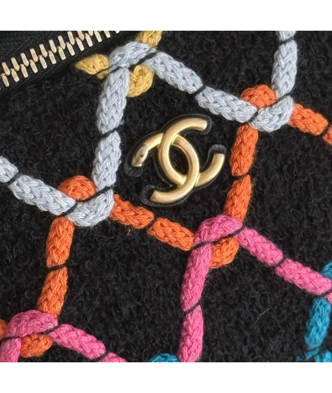 CHANEL Мульти твидовая сумка через плечо, фото 5