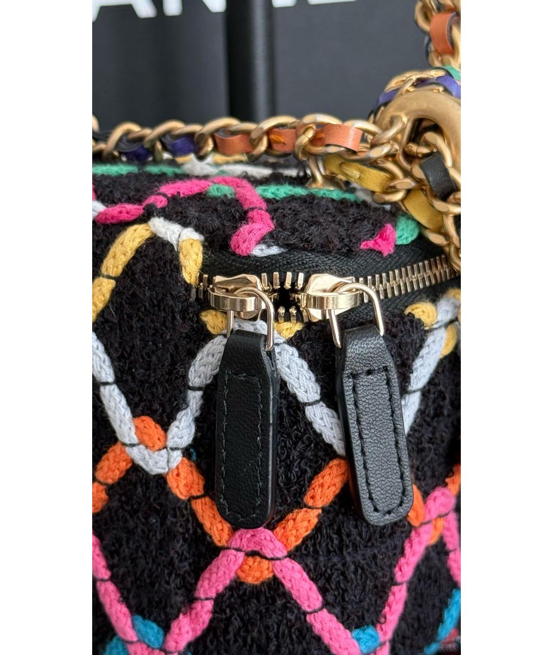 CHANEL Мульти твидовая сумка через плечо, фото 6