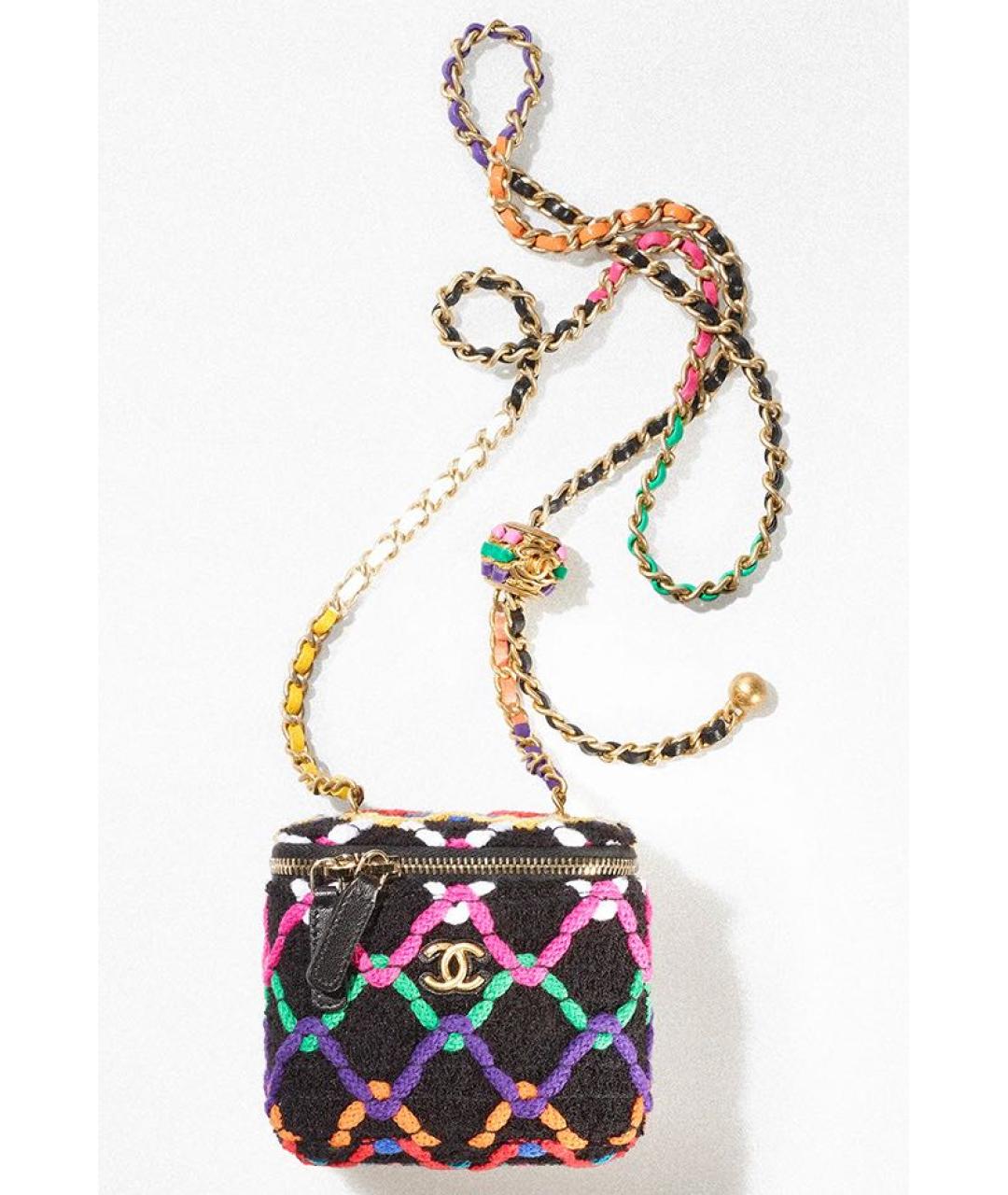 CHANEL Мульти твидовая сумка через плечо, фото 9