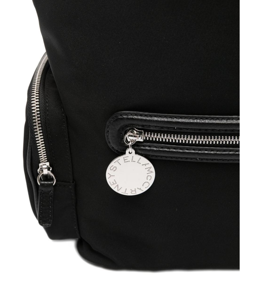 STELLA MCCARTNEY Черный синтетический рюкзак, фото 2