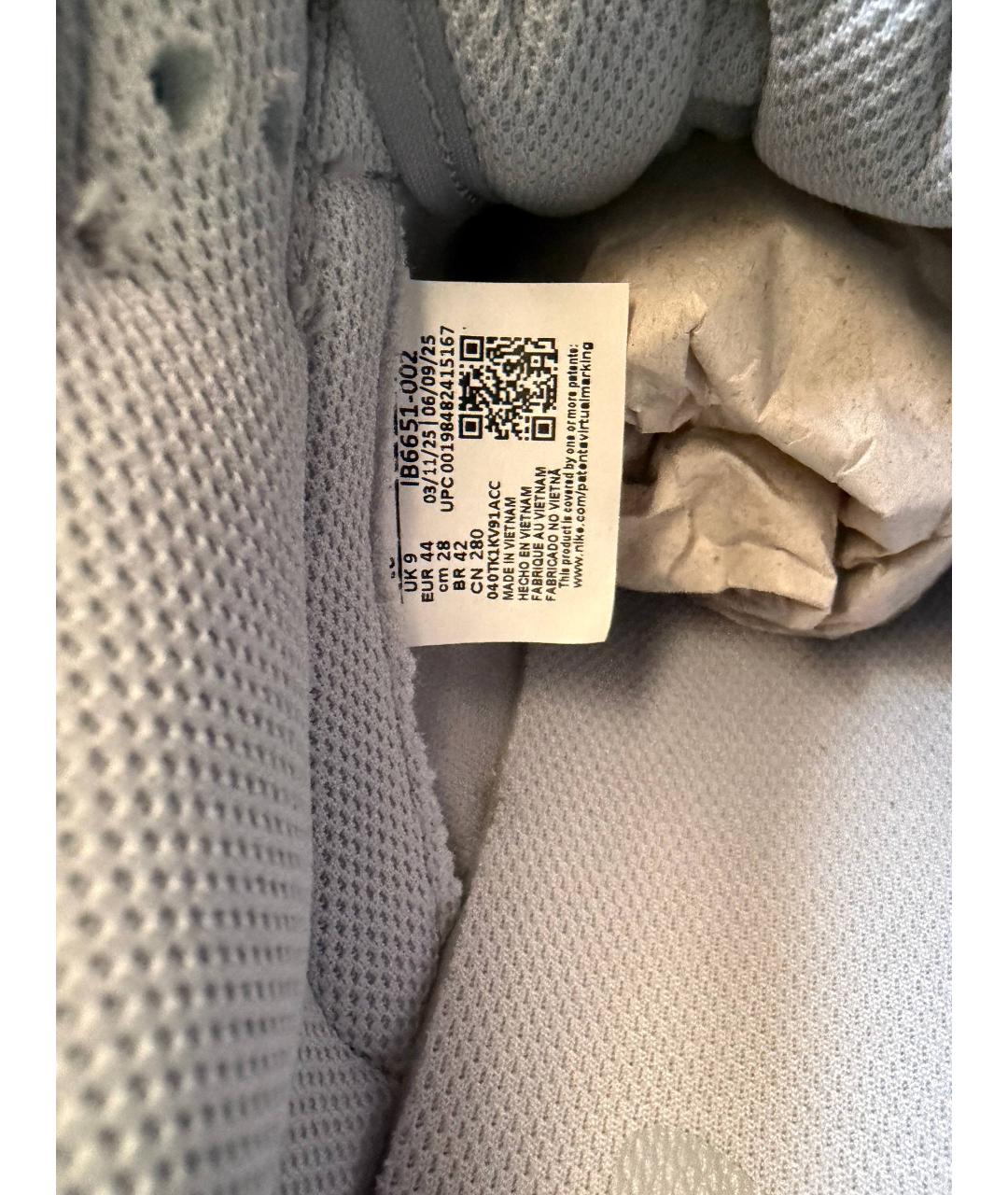 NIKE Серые замшевые низкие кроссовки / кеды, фото 8