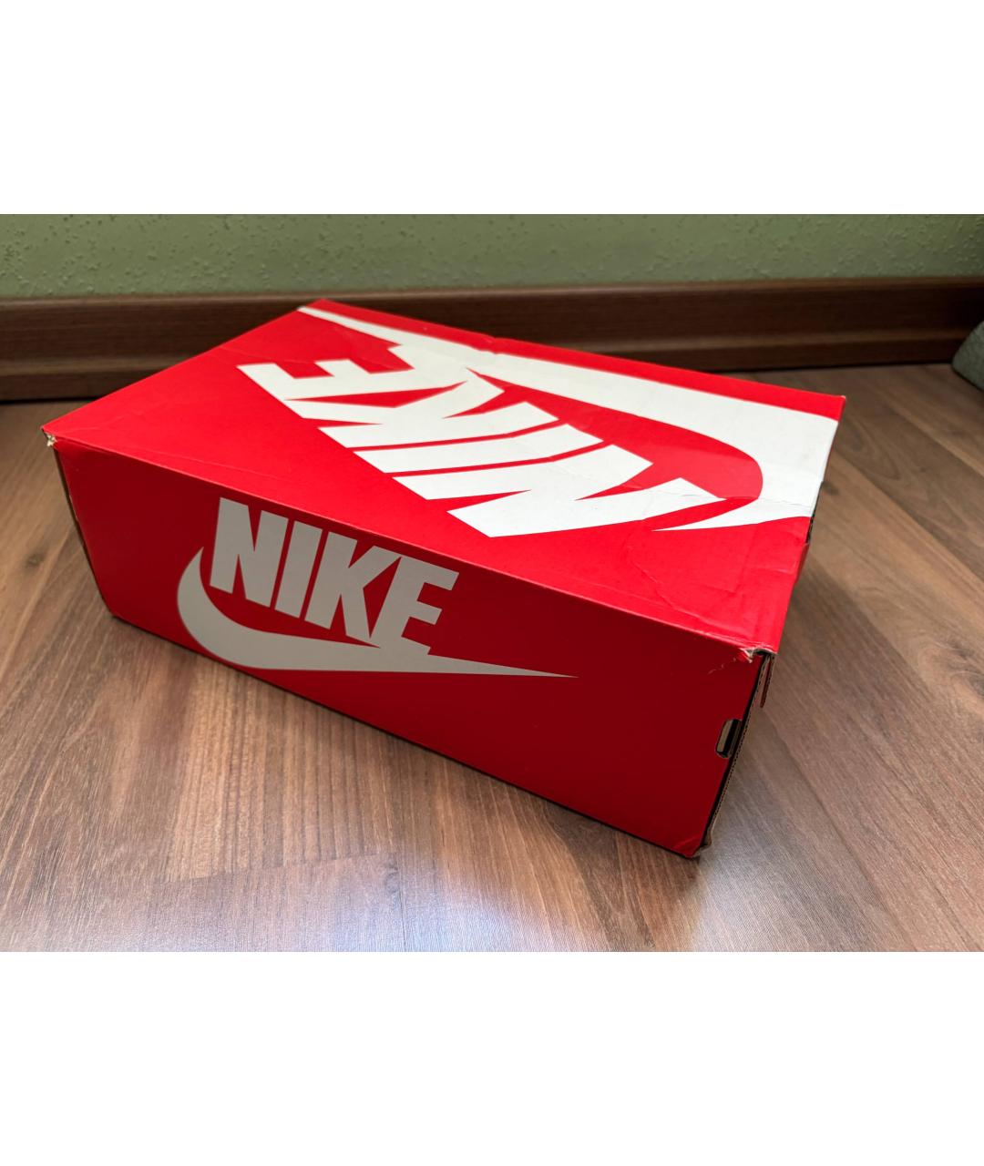 NIKE Серые замшевые низкие кроссовки / кеды, фото 5