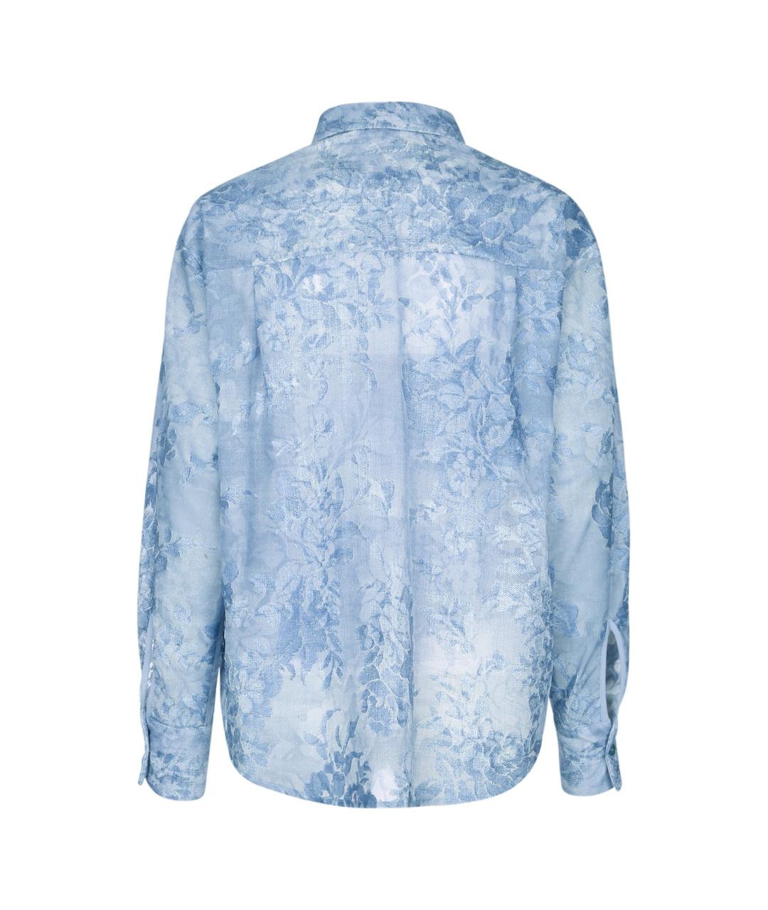 ERMANNO FIRENZE Синяя рубашка, фото 2