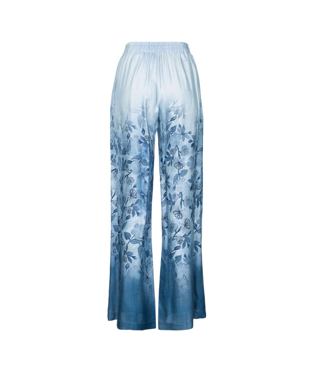 ERMANNO FIRENZE Синие прямые брюки, фото 2