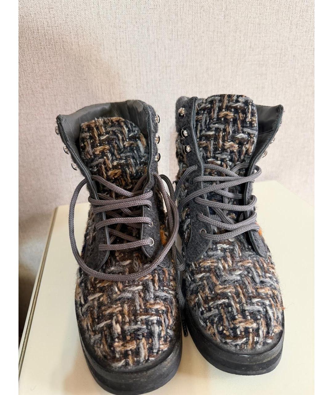 CHANEL Черные сапоги, фото 3