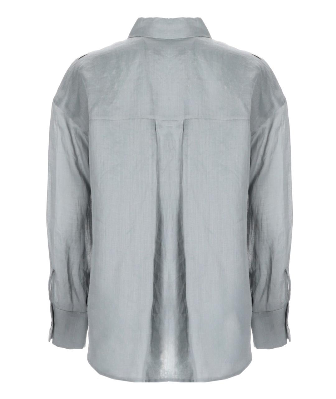 'S MAX MARA Синяя рубашка, фото 2