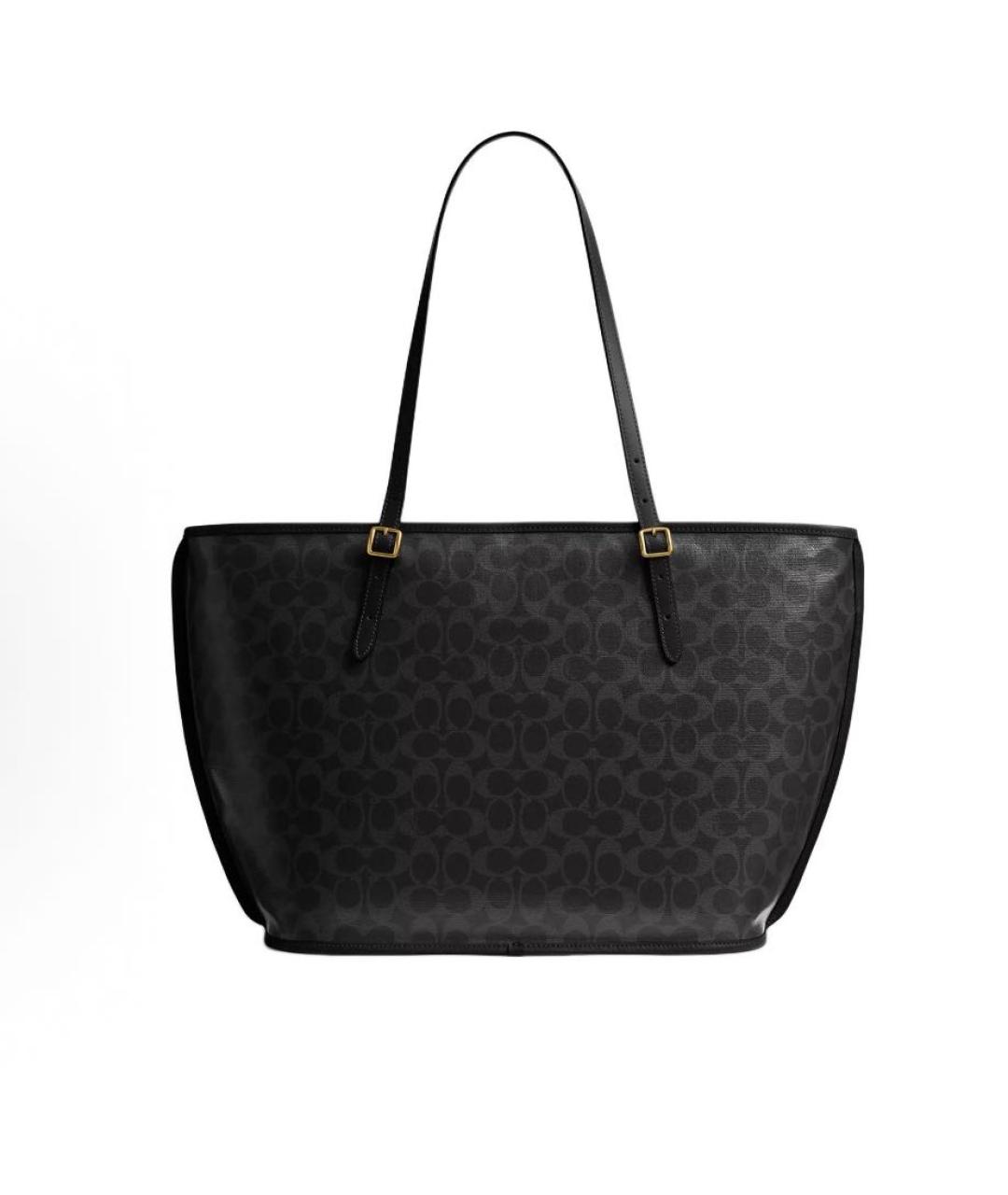 COACH Черная сумка тоут, фото 2