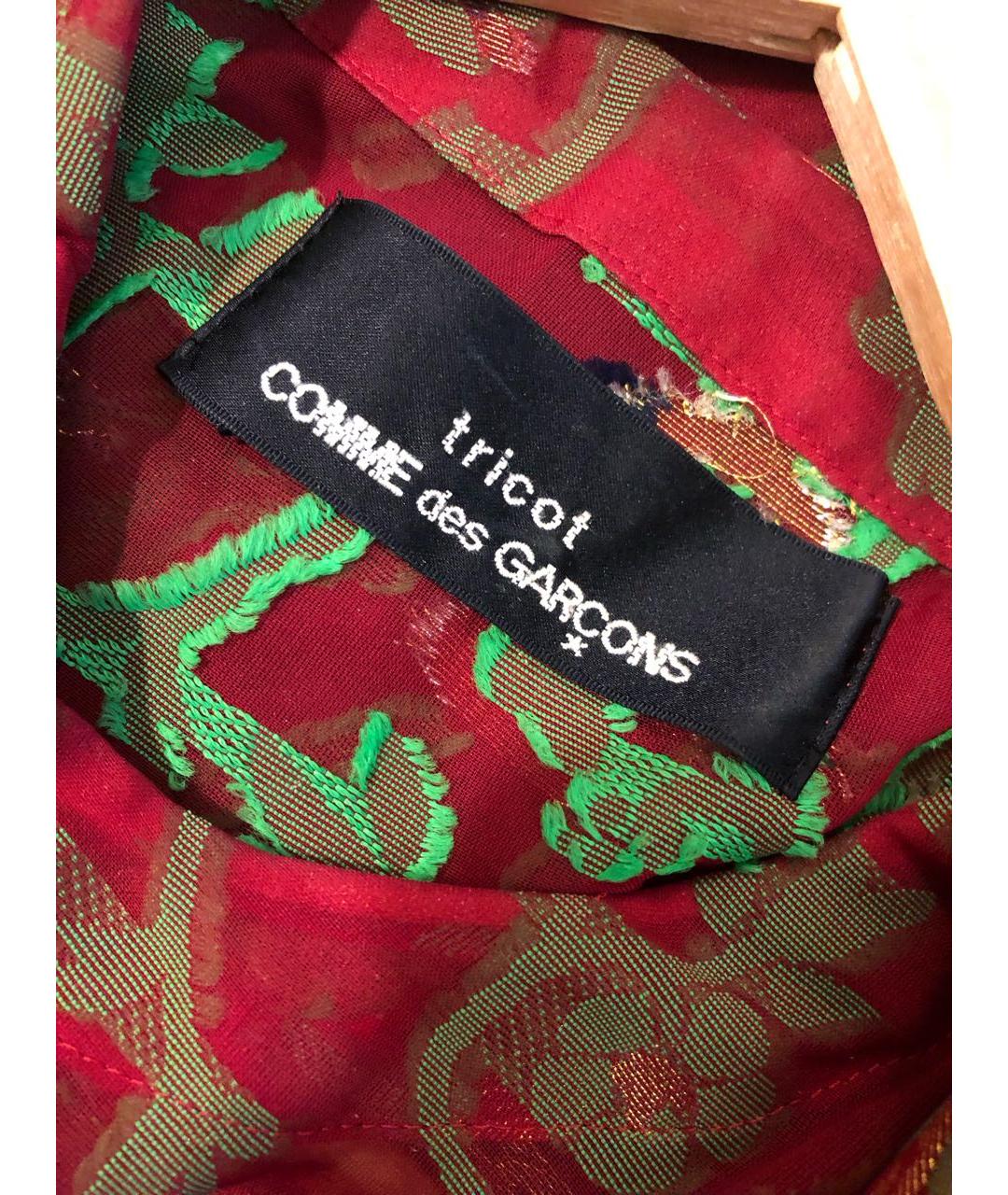 COMME DES GARÇONS Бордовая полиэстеровая блузы, фото 7