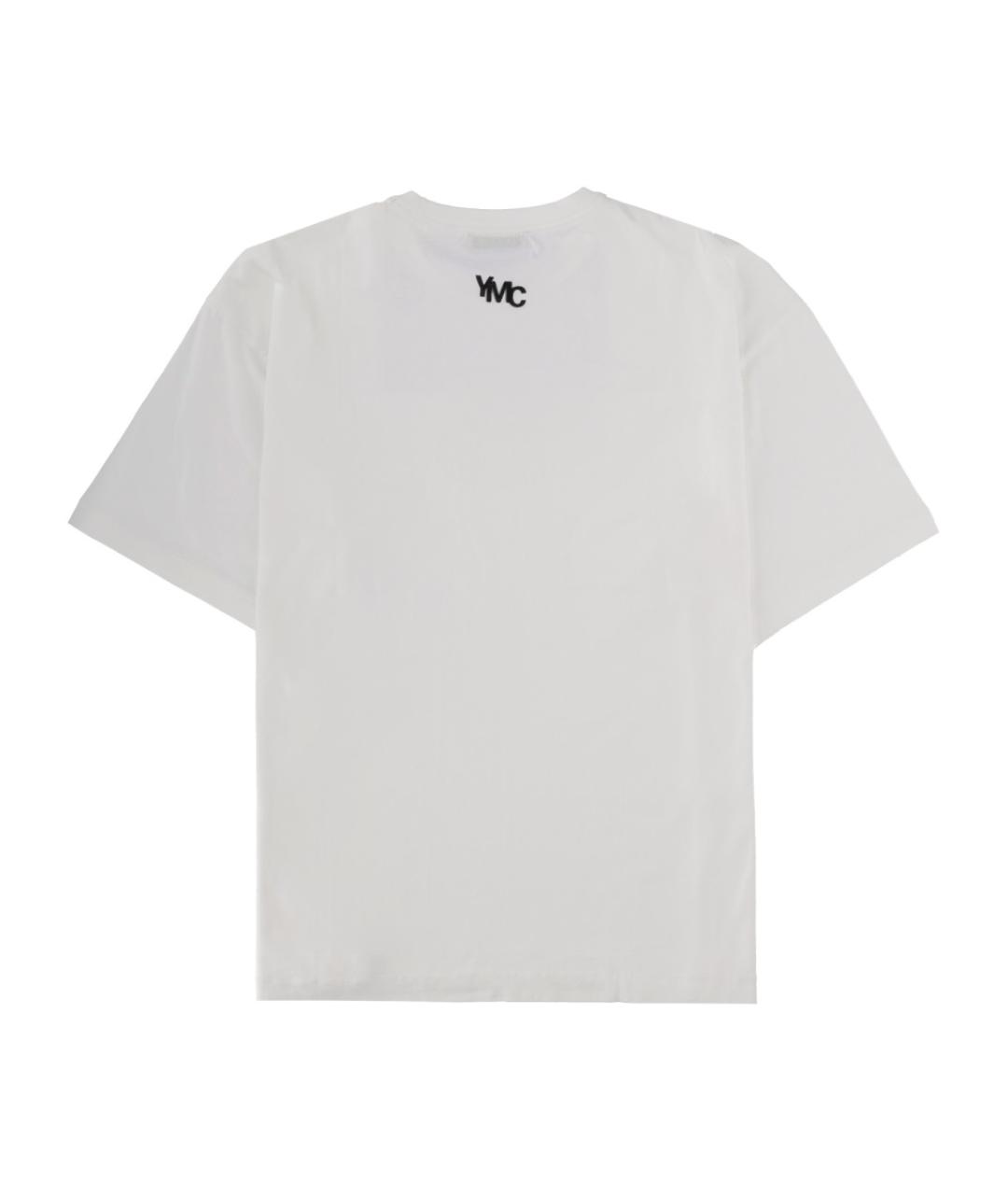 YMC Белая футболка, фото 2