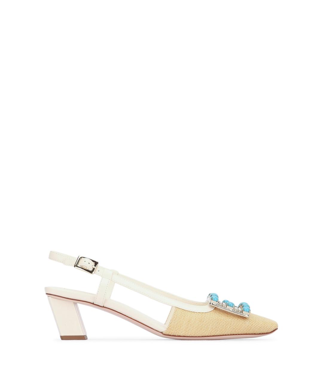 ROGER VIVIER Бежевые туфли, фото 1