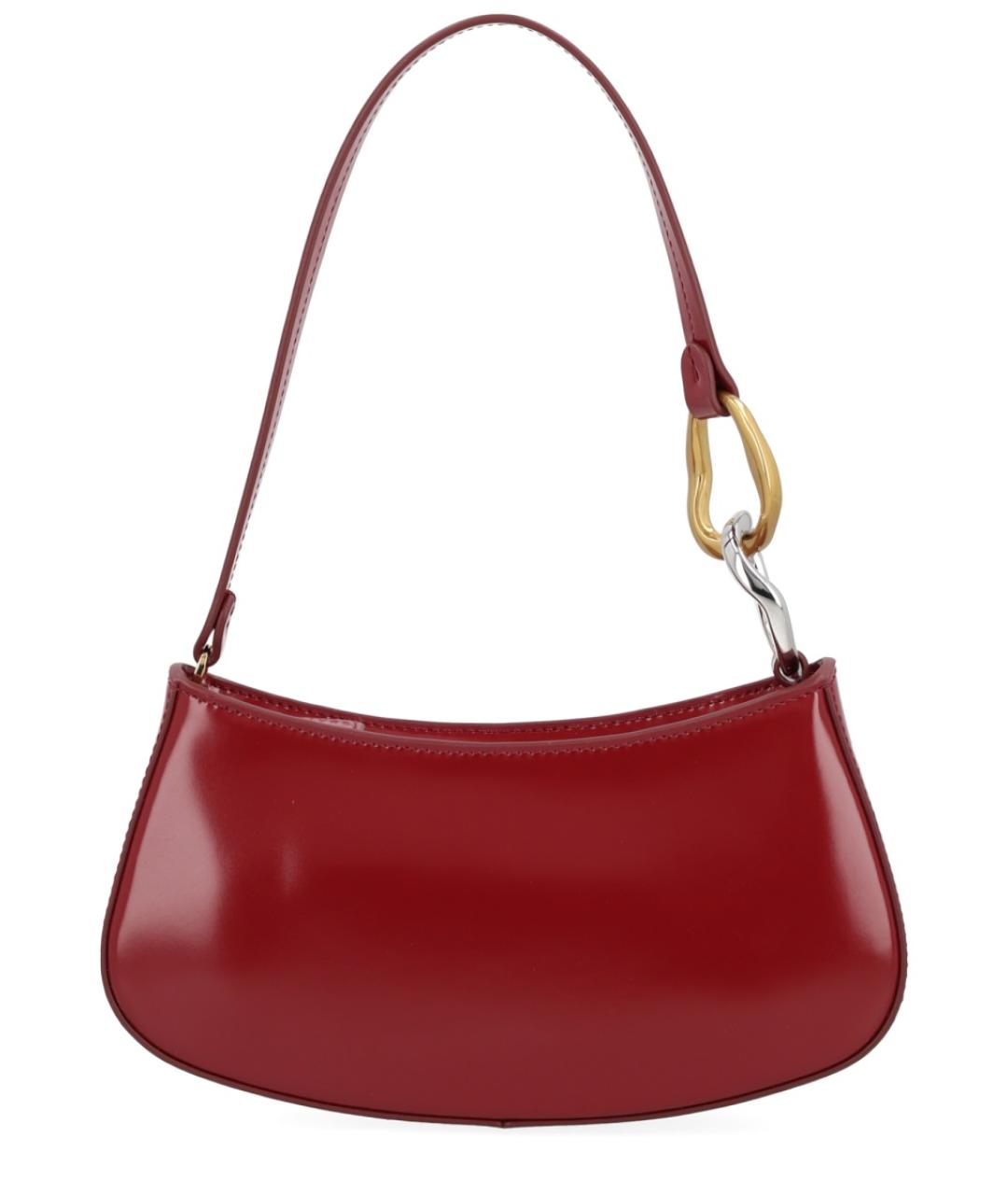 STAUD Красная кожаная сумка через плечо, фото 2