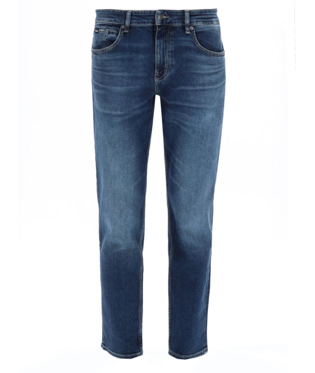 HUGO BOSS Синие хлопковые джинсы скинни, фото 2