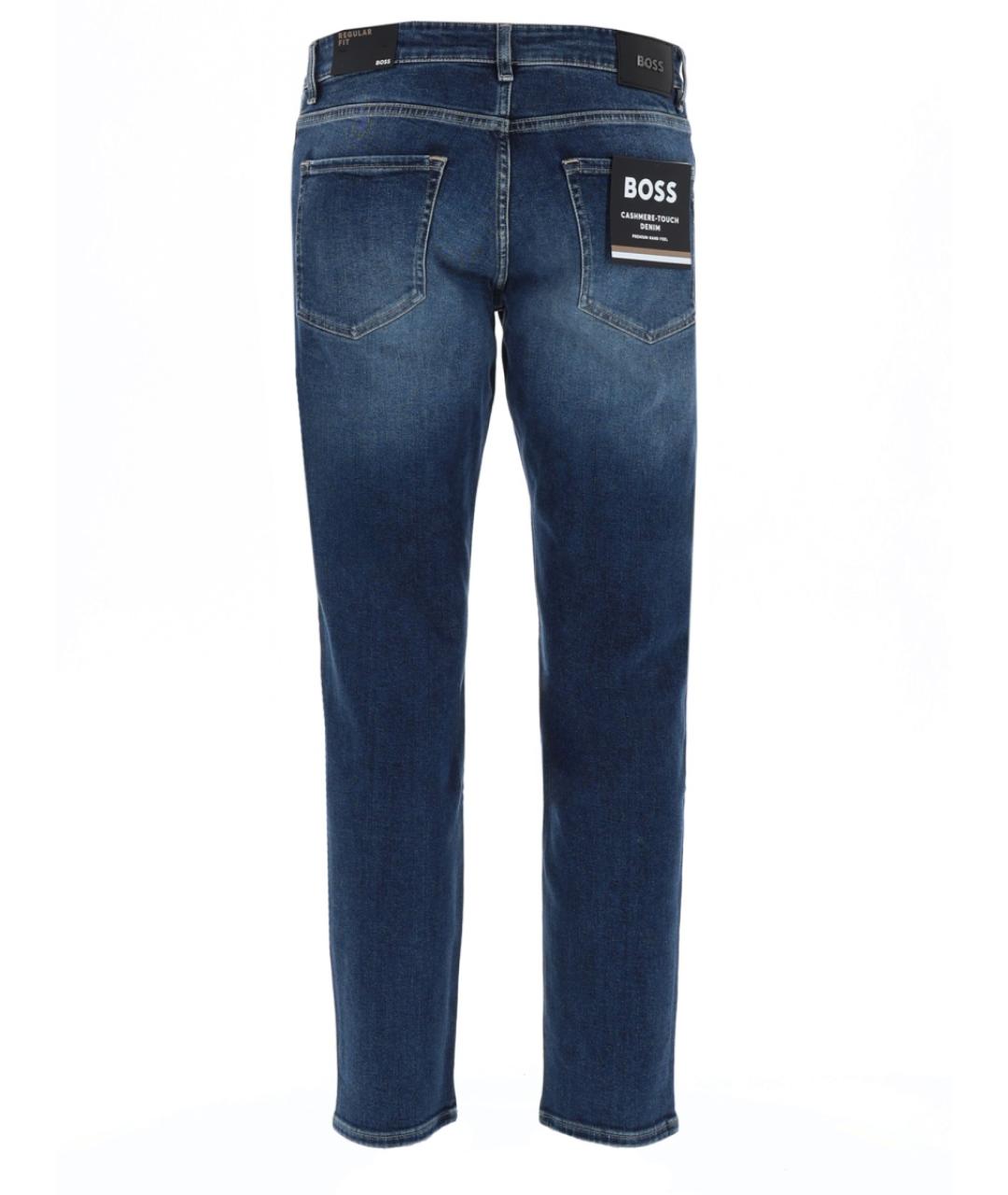 HUGO BOSS Синие хлопковые джинсы скинни, фото 3