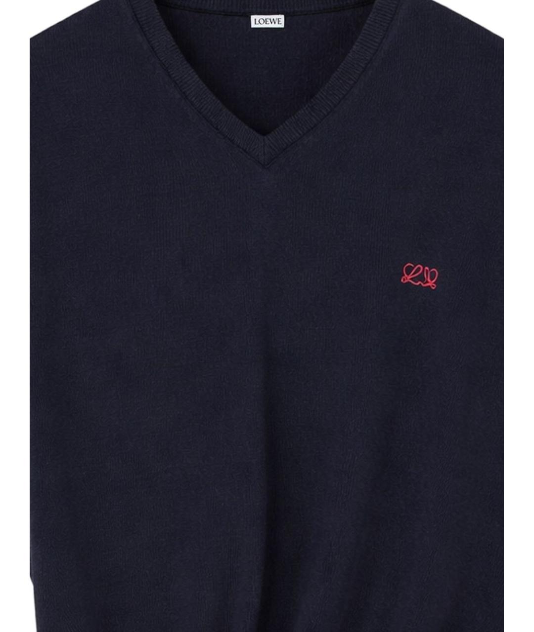LOEWE Синяя шерстяная жилетка, фото 2