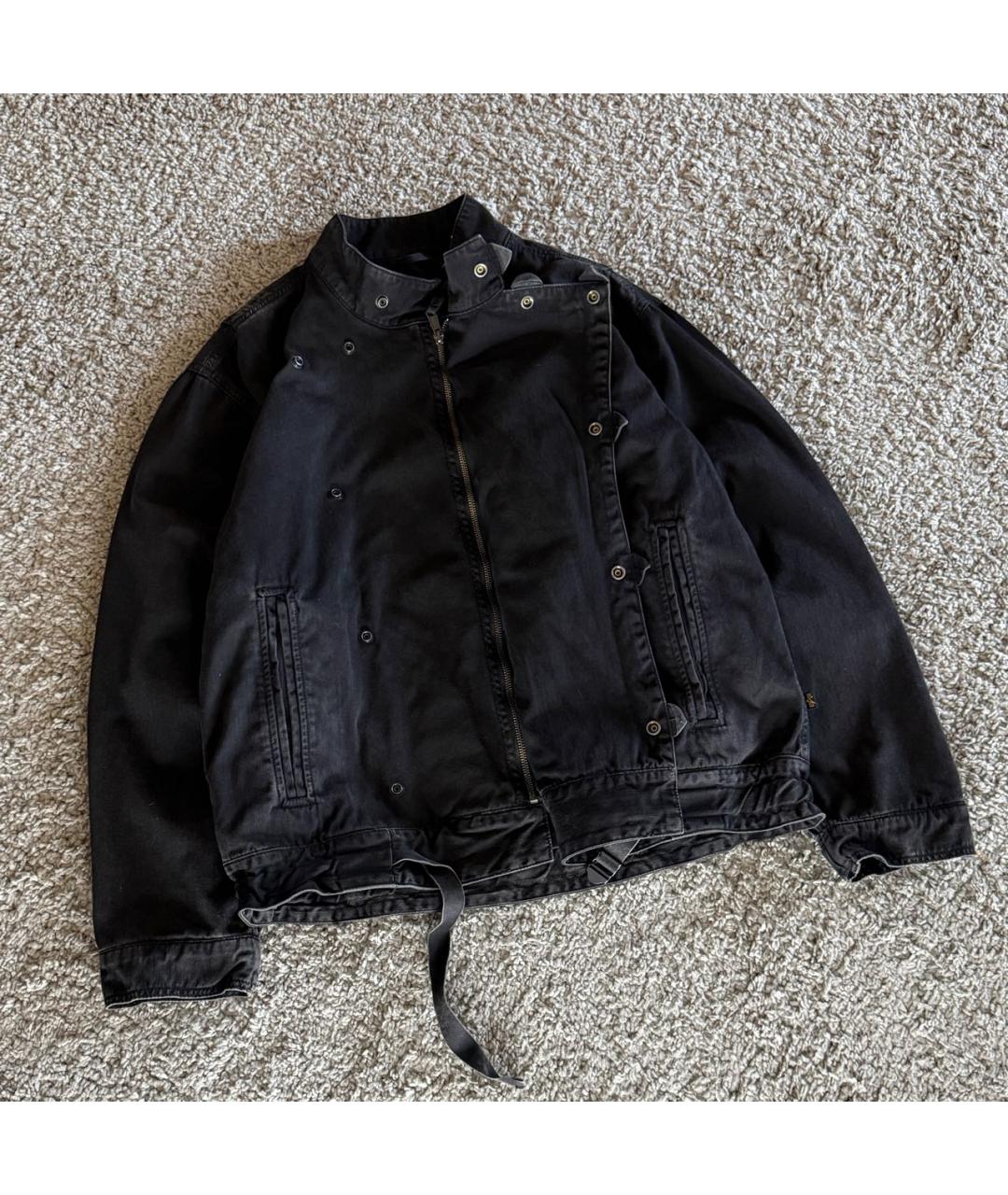 ALPHA INDUSTRIES Черная хлопковая куртка, фото 3