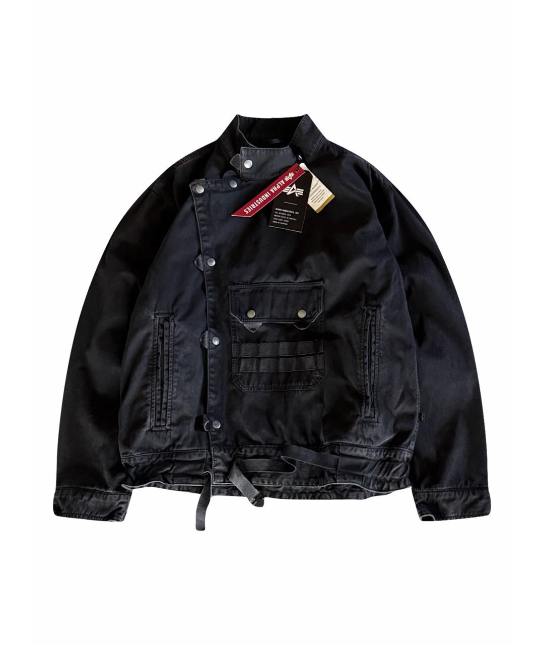ALPHA INDUSTRIES Черная хлопковая куртка, фото 1