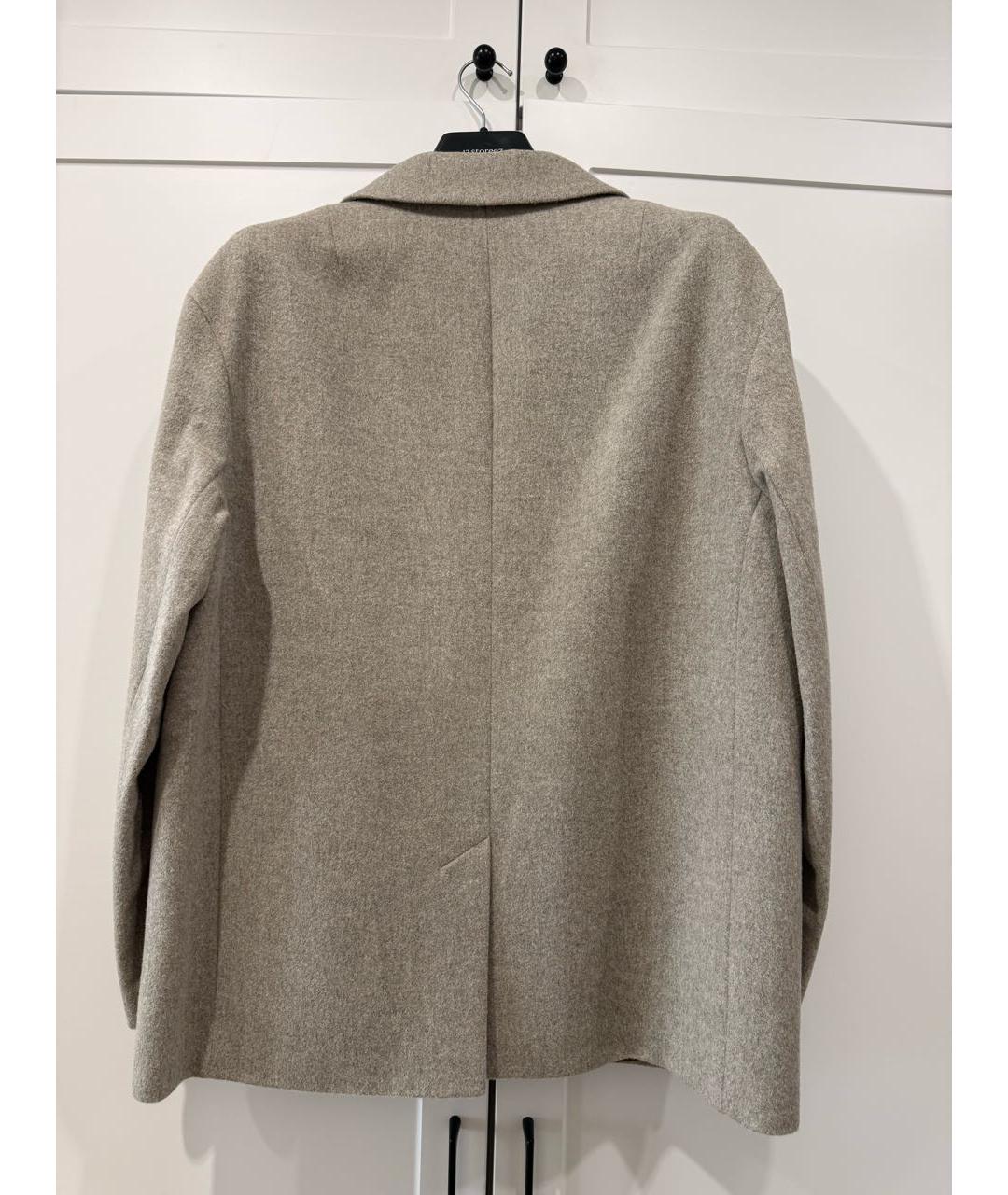 12 STOREEZ Бежевый шерстяной жакет/пиджак, фото 2
