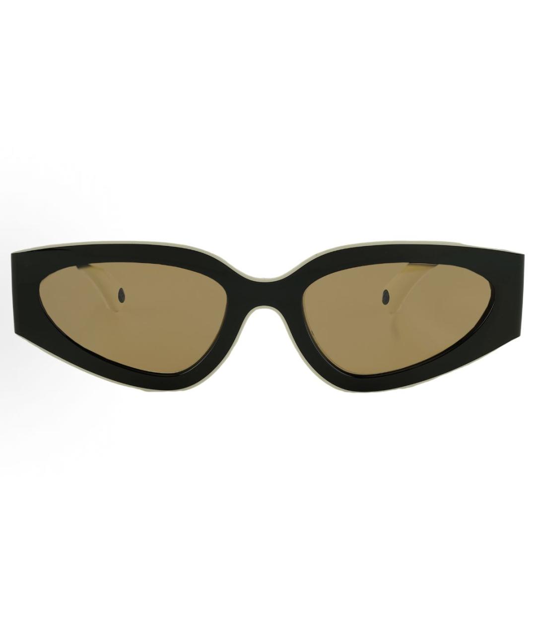 CHANEL Черные пластиковые солнцезащитные очки, фото 5