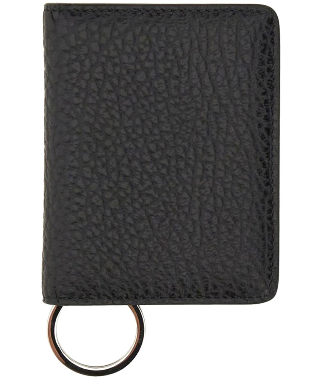 MAISON MARGIELA Черный кожаный кошелек, фото 1