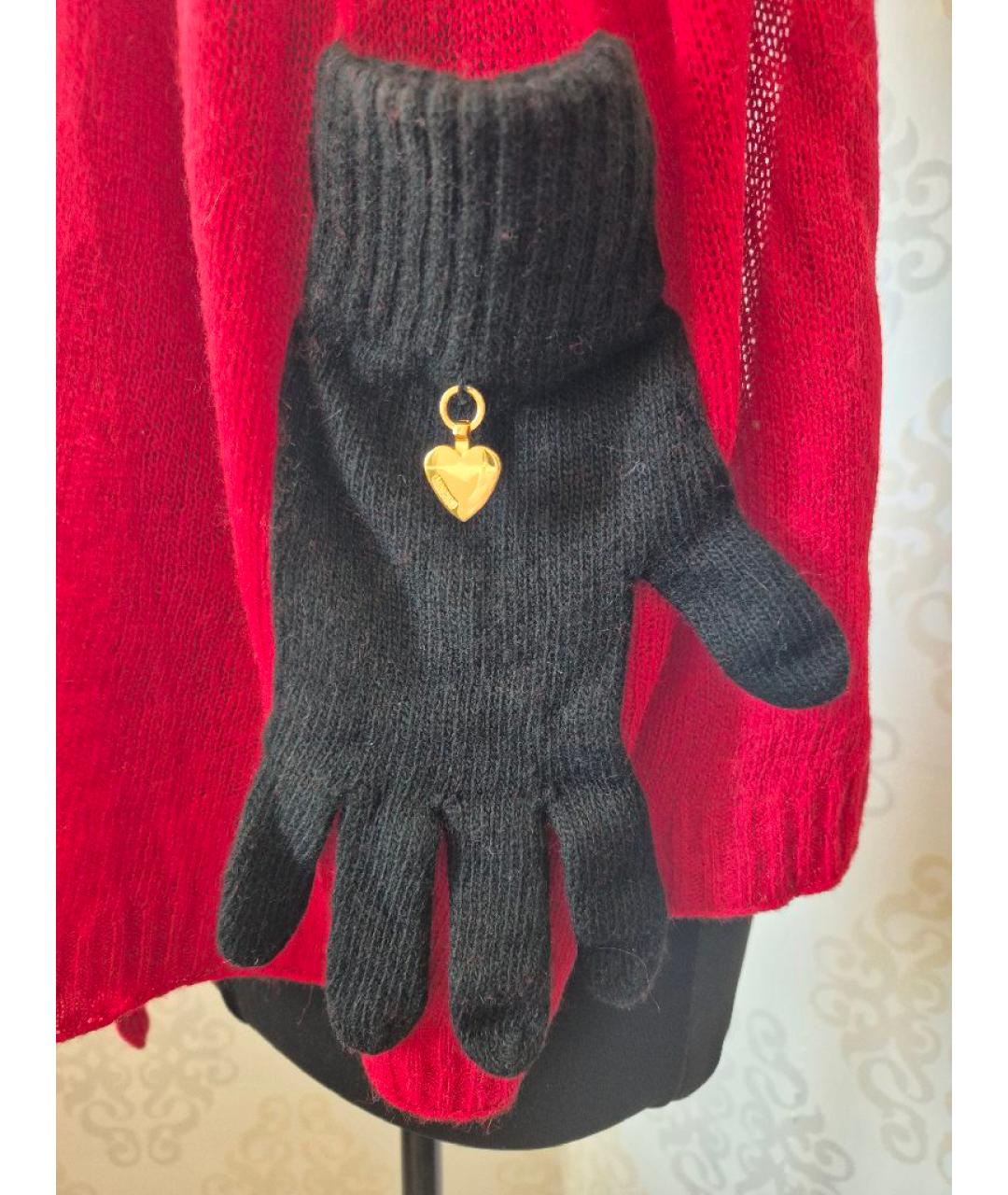 MOSCHINO Красный шерстяной шарф, фото 2