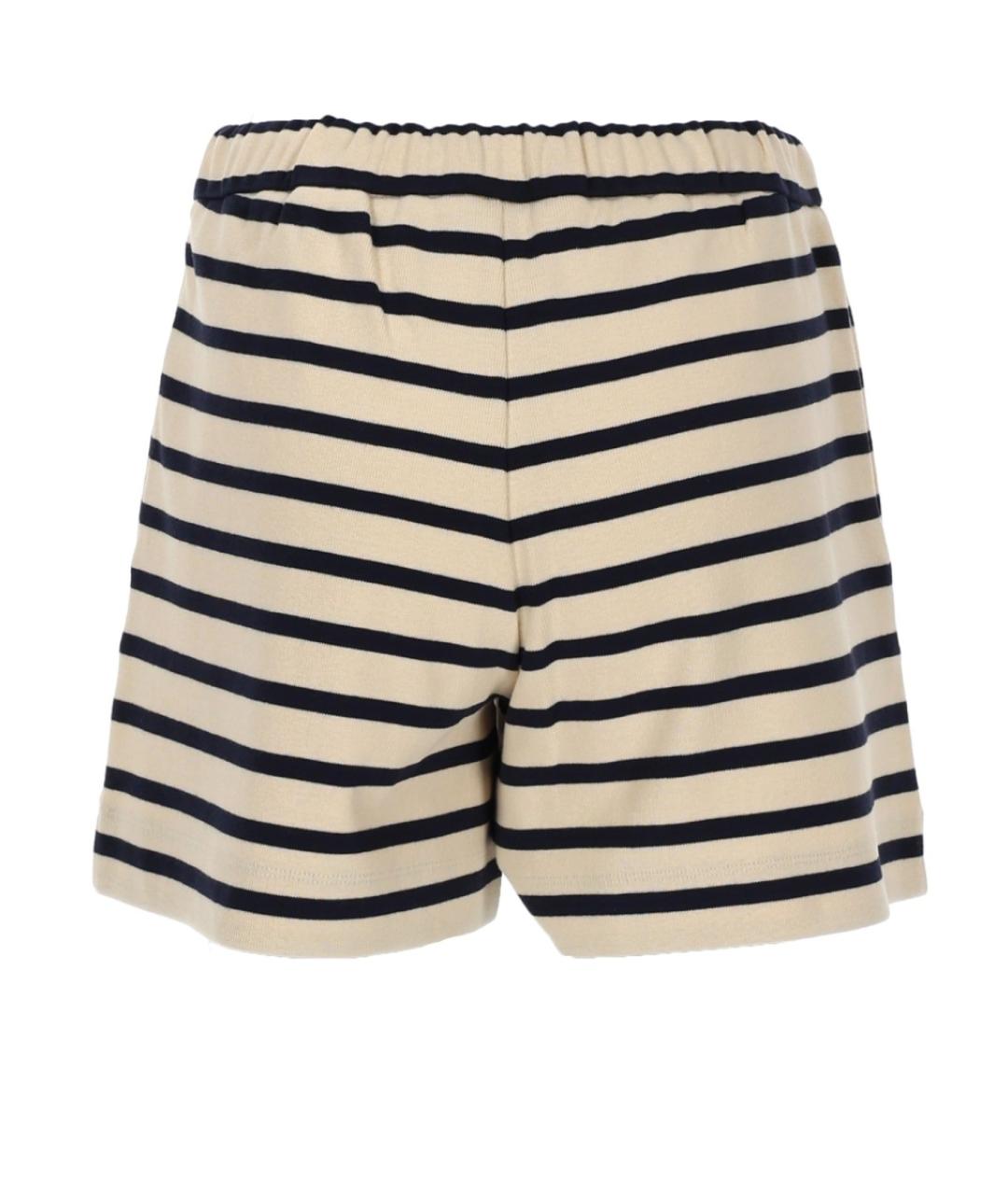 MONCLER Бежевые хлопковые шорты, фото 2