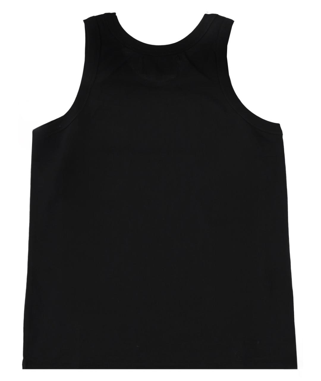 LOULOU STUDIO Черная хлопковая майка, фото 2