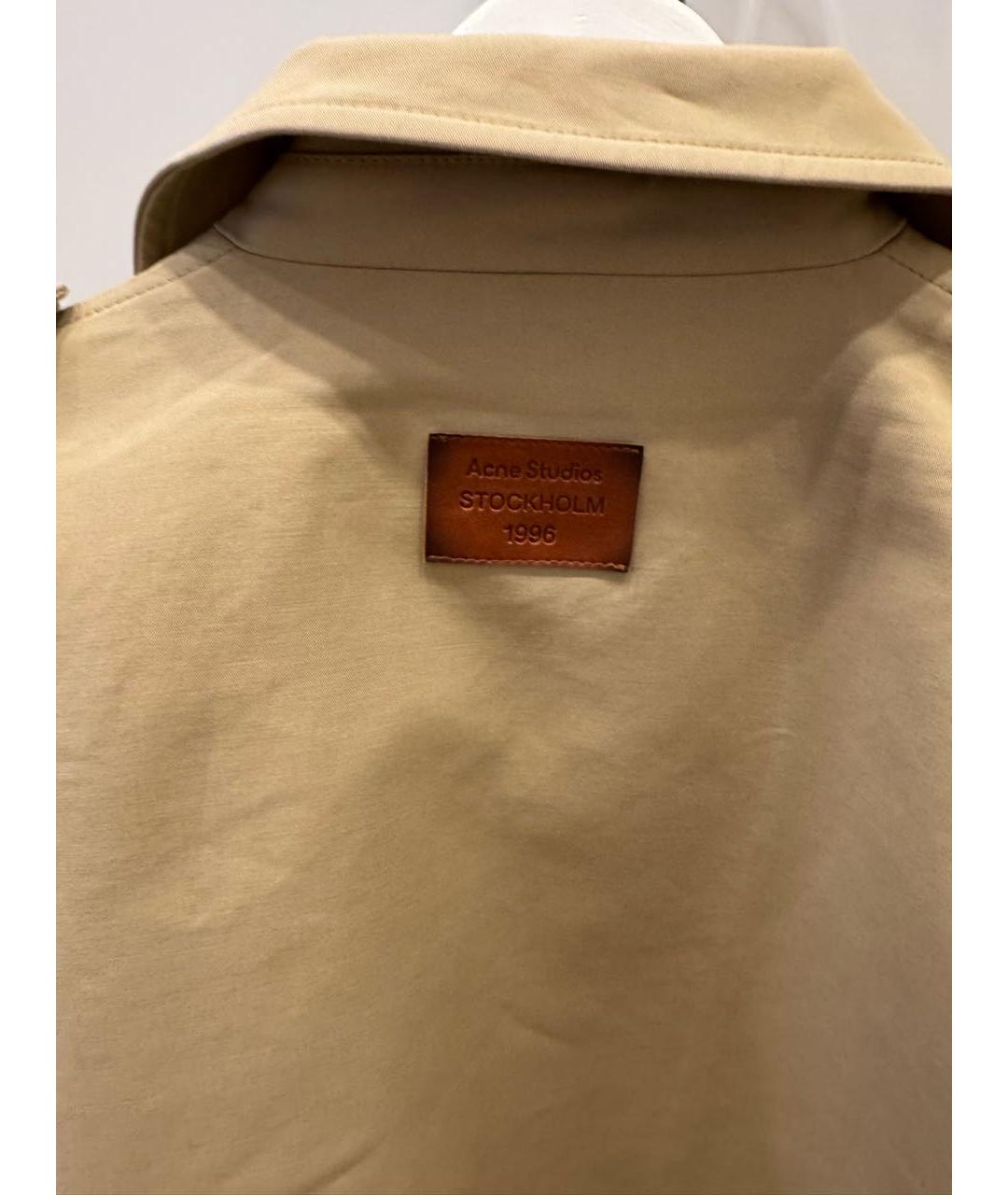 ACNE STUDIOS Бежевый тренч/плащ, фото 8