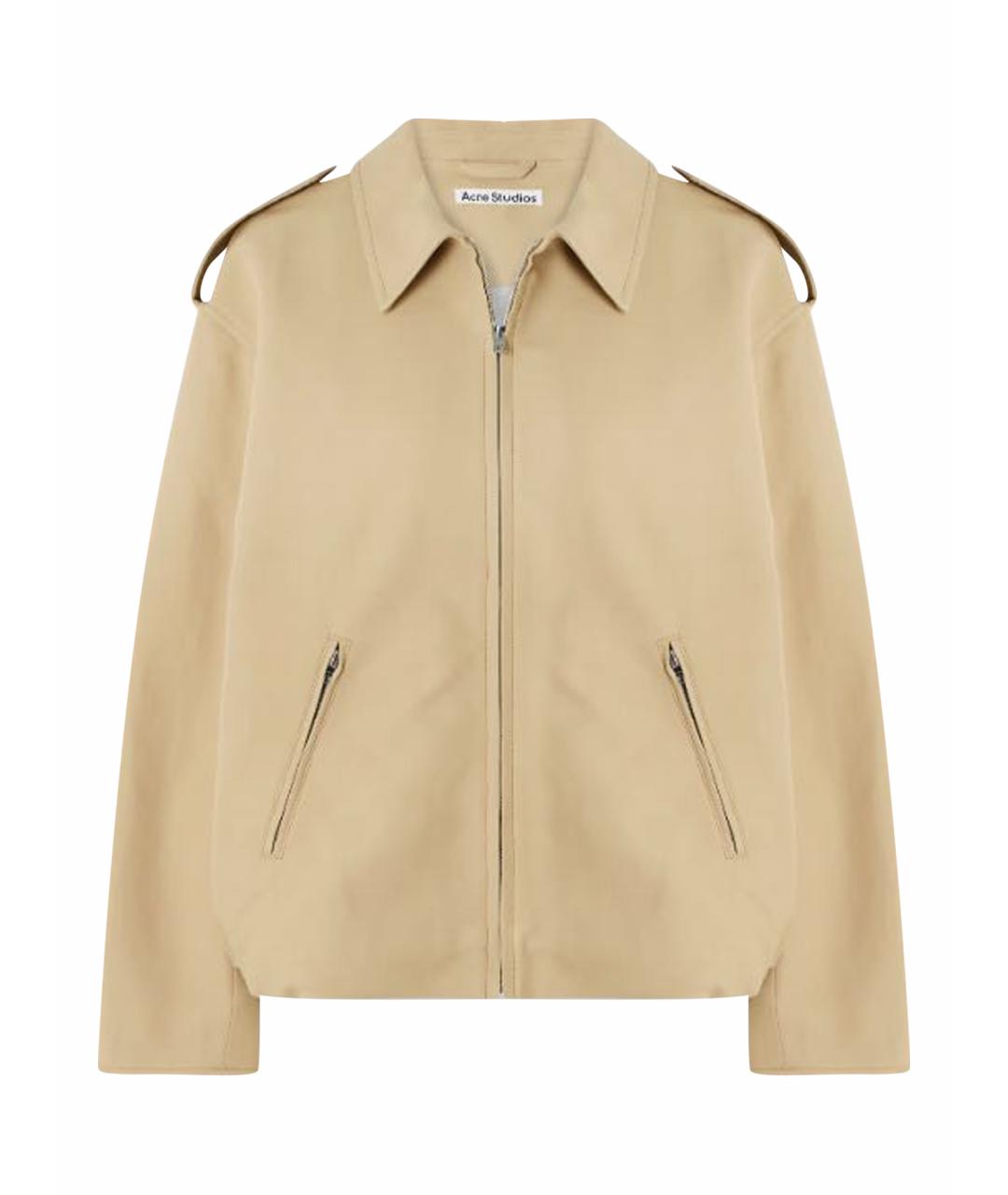 ACNE STUDIOS Бежевый тренч/плащ, фото 1