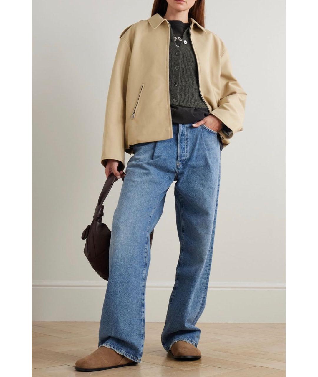 ACNE STUDIOS Бежевый тренч/плащ, фото 4