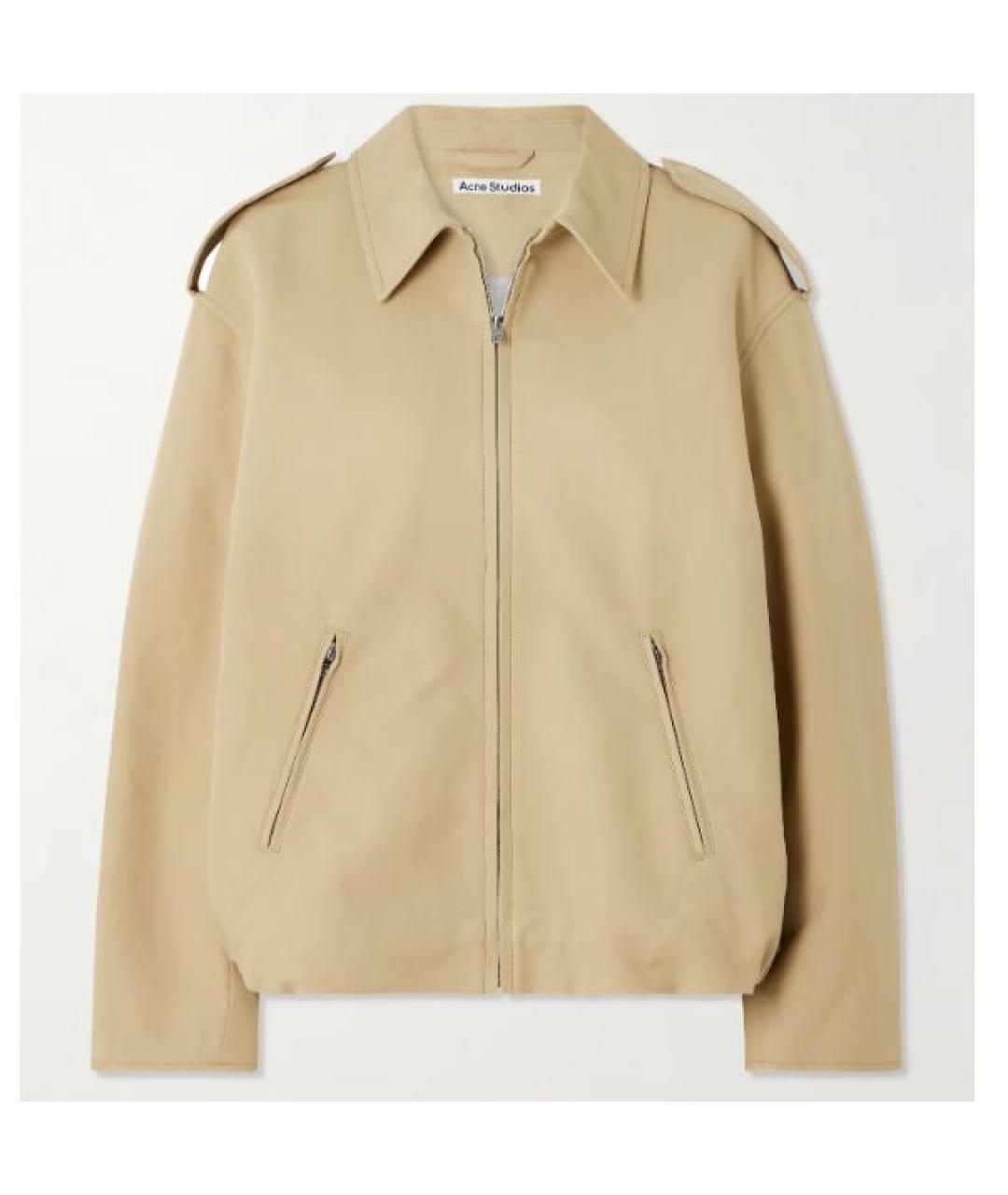 ACNE STUDIOS Бежевый тренч/плащ, фото 9