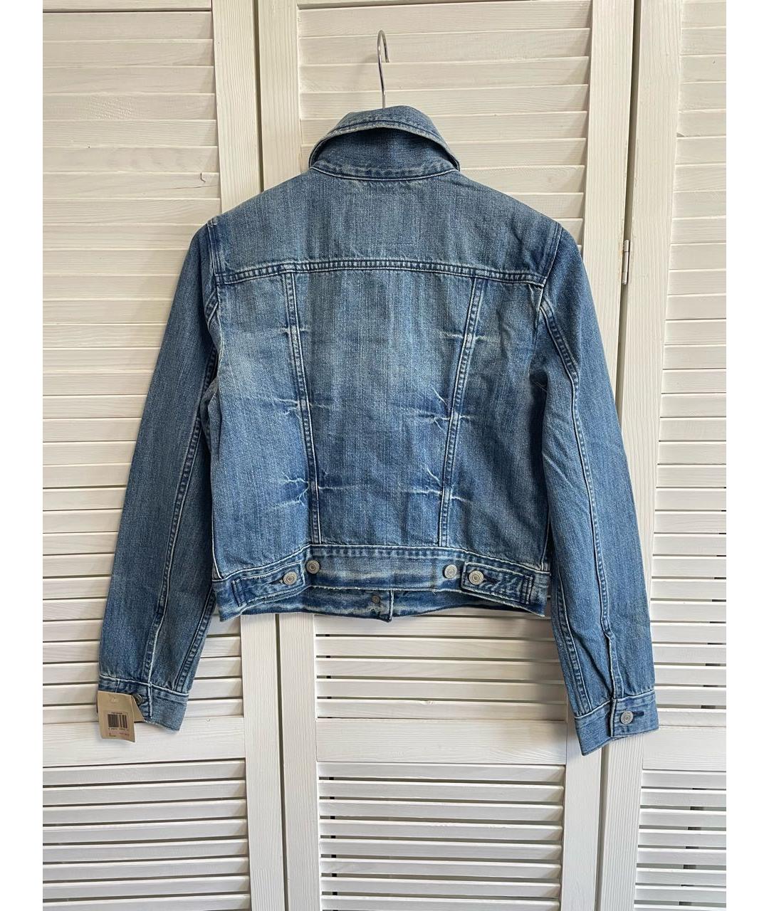 LEVI'S Голубая хлопковая куртка, фото 2