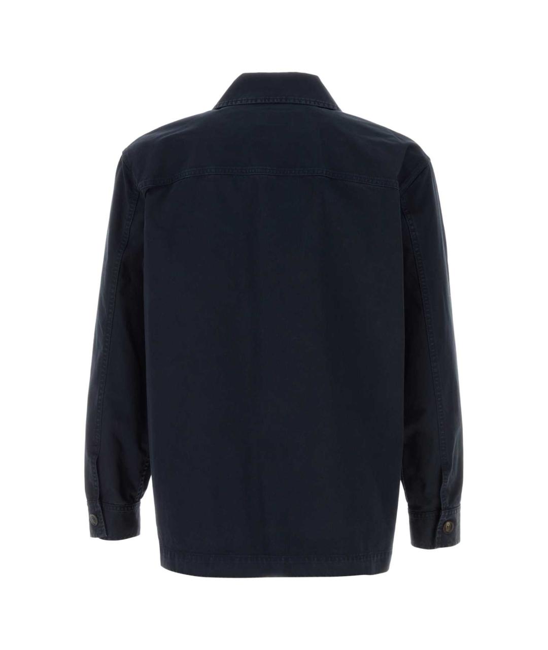 SAINT LAURENT Синяя хлопковая куртка, фото 2