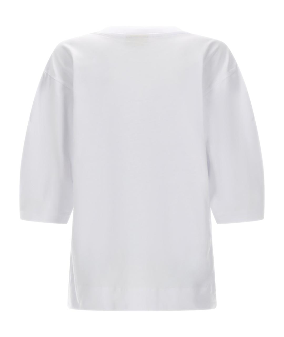 DRIES VAN NOTEN Белая хлопковая футболка, фото 2