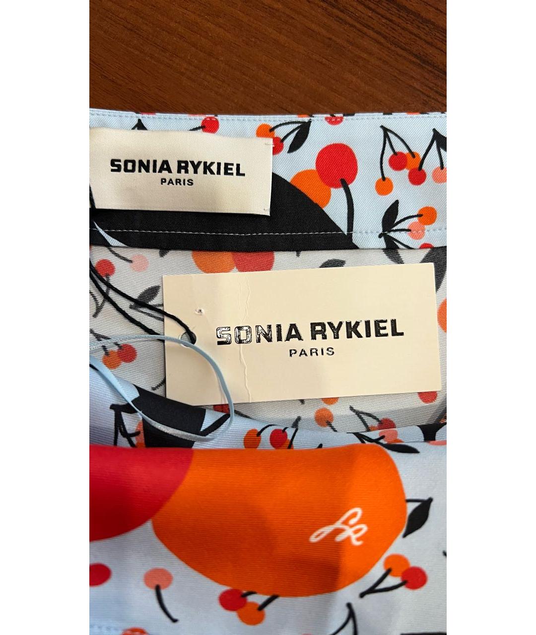 SONIA RYKIEL Мульти шелковая блузы, фото 3