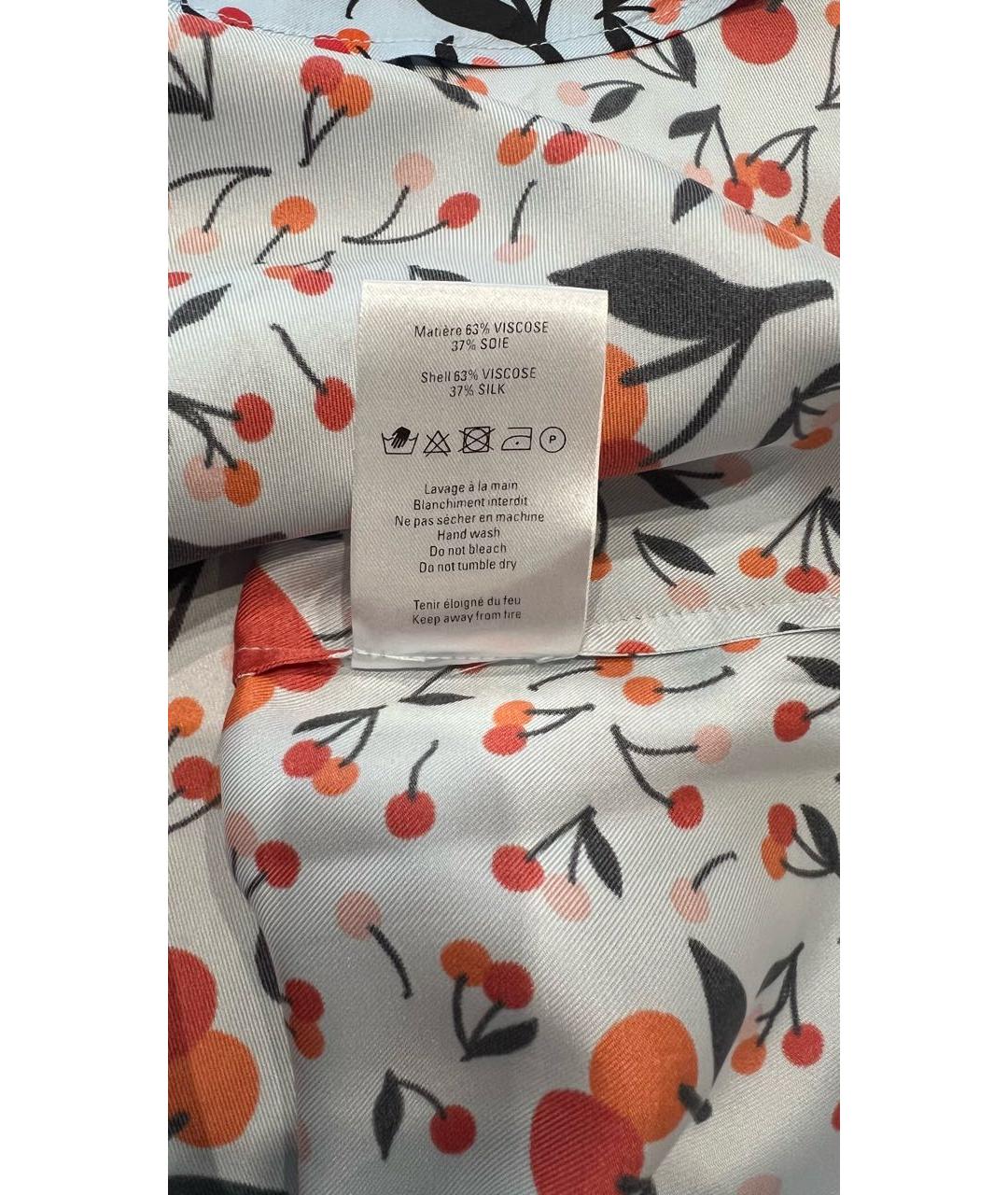 SONIA RYKIEL Мульти шелковая блузы, фото 5