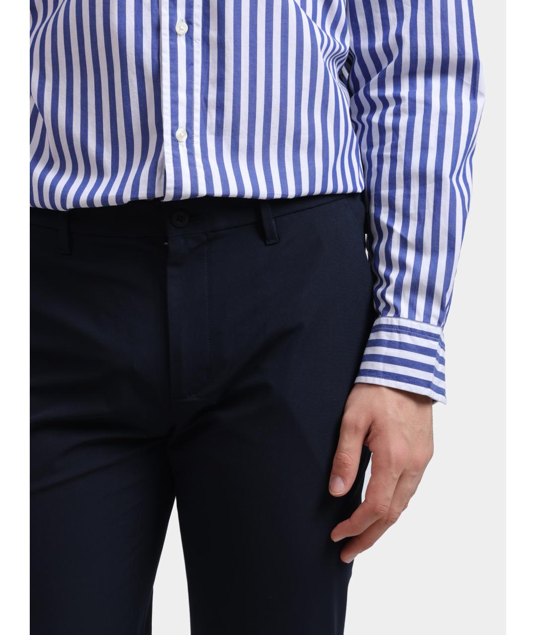 TOMMY HILFIGER Темно-синие повседневные брюки, фото 4