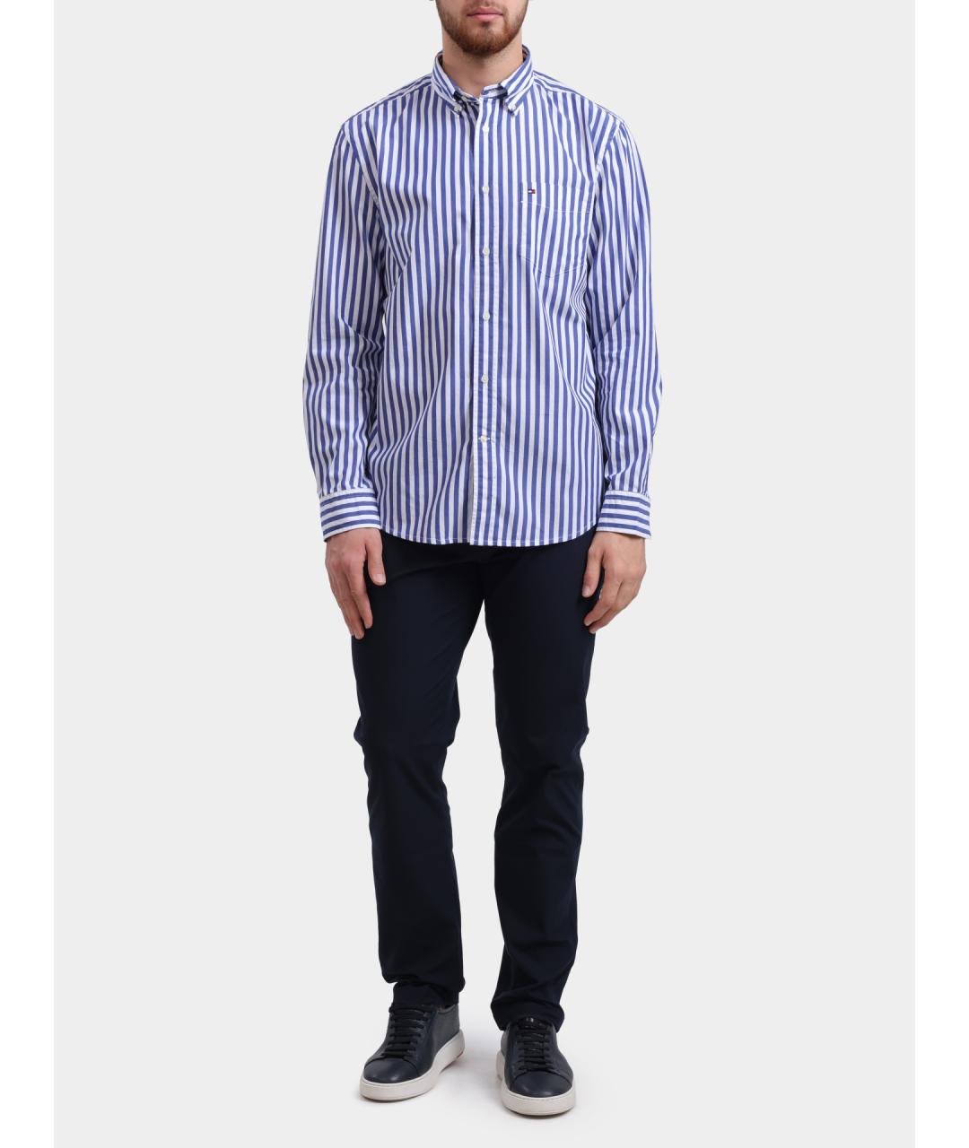TOMMY HILFIGER Темно-синие повседневные брюки, фото 2