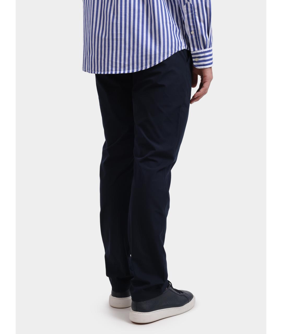 TOMMY HILFIGER Темно-синие повседневные брюки, фото 5
