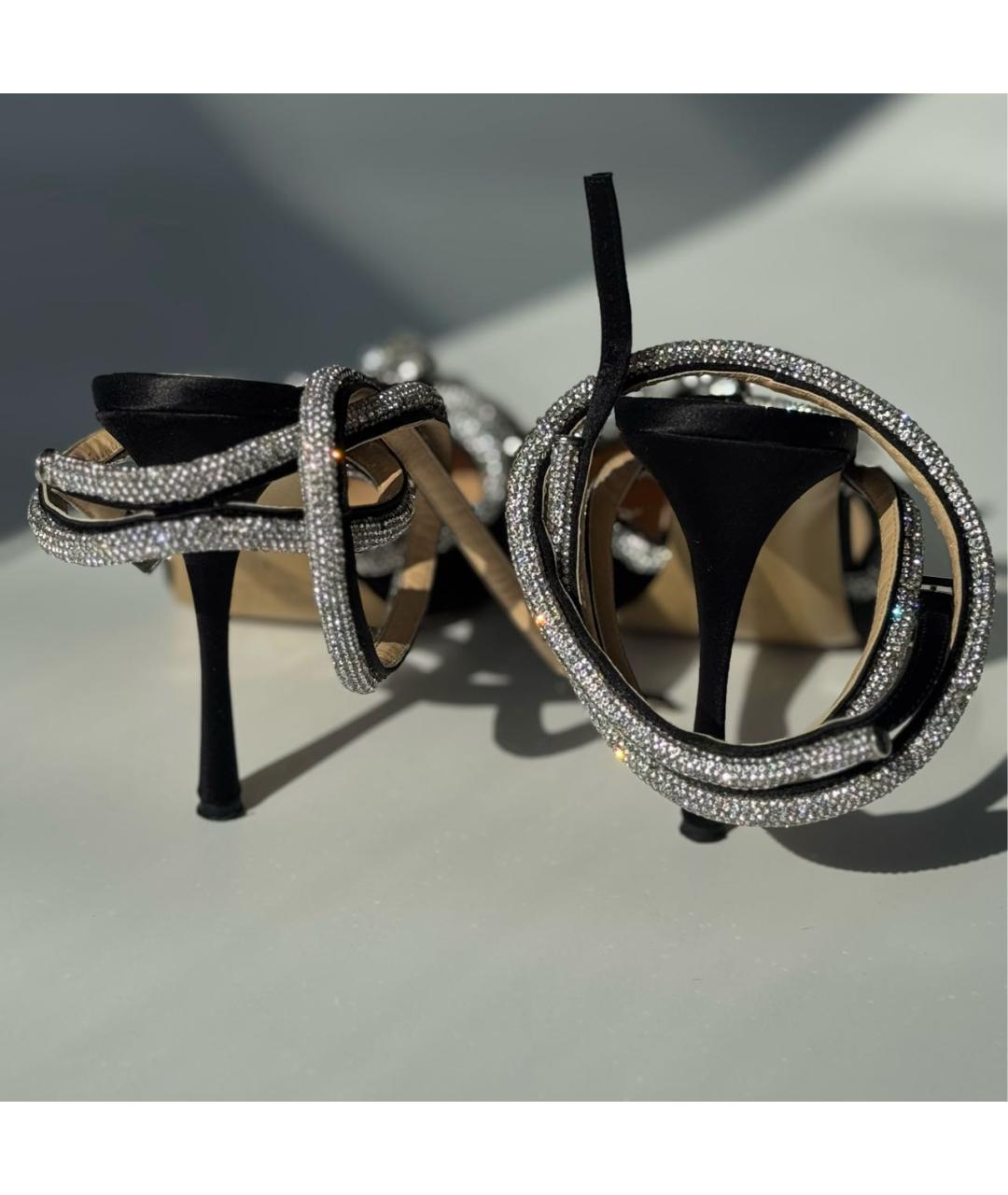 MACH&MACH Черные текстильные туфли, фото 4