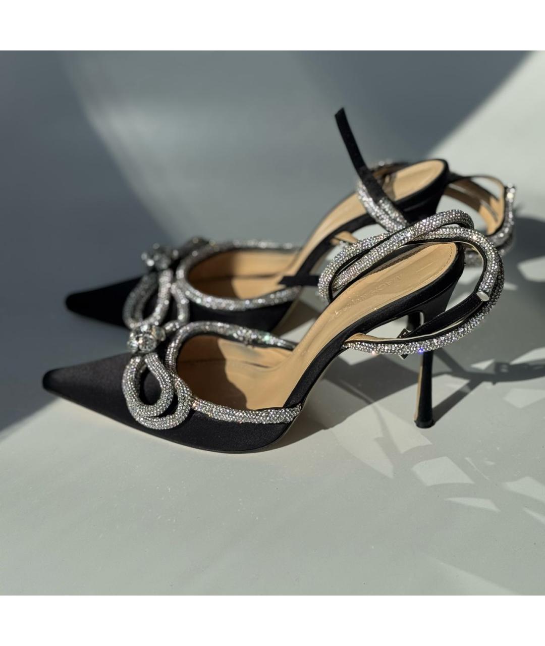 MACH&MACH Черные текстильные туфли, фото 5