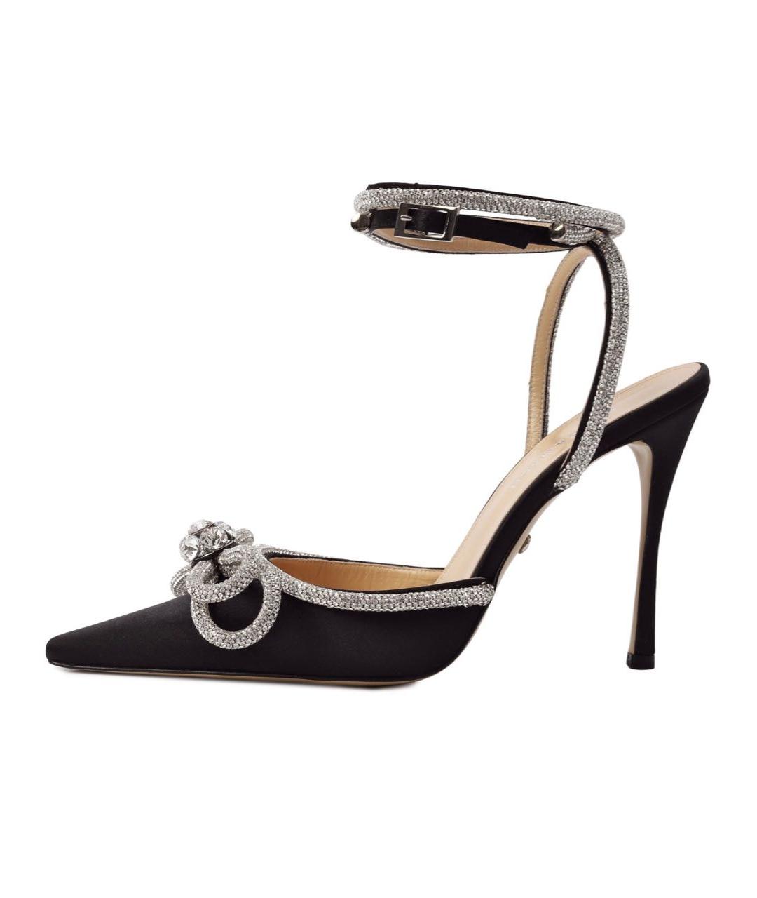 MACH&MACH Черные текстильные туфли, фото 9