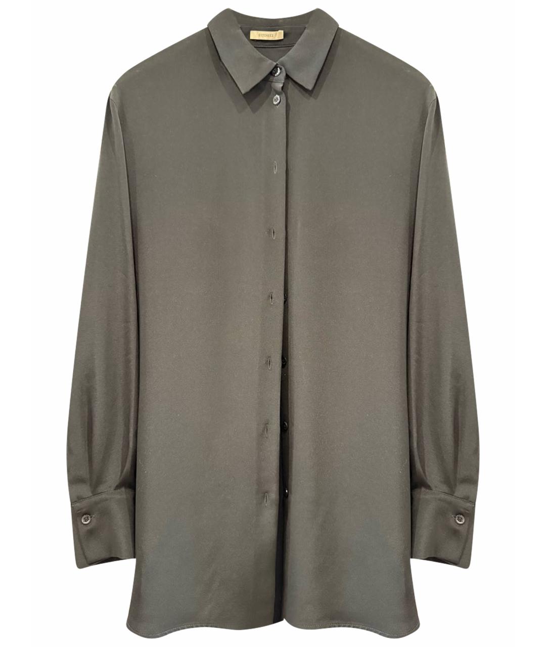 12 STOREEZ Черная шелковая блузы, фото 1