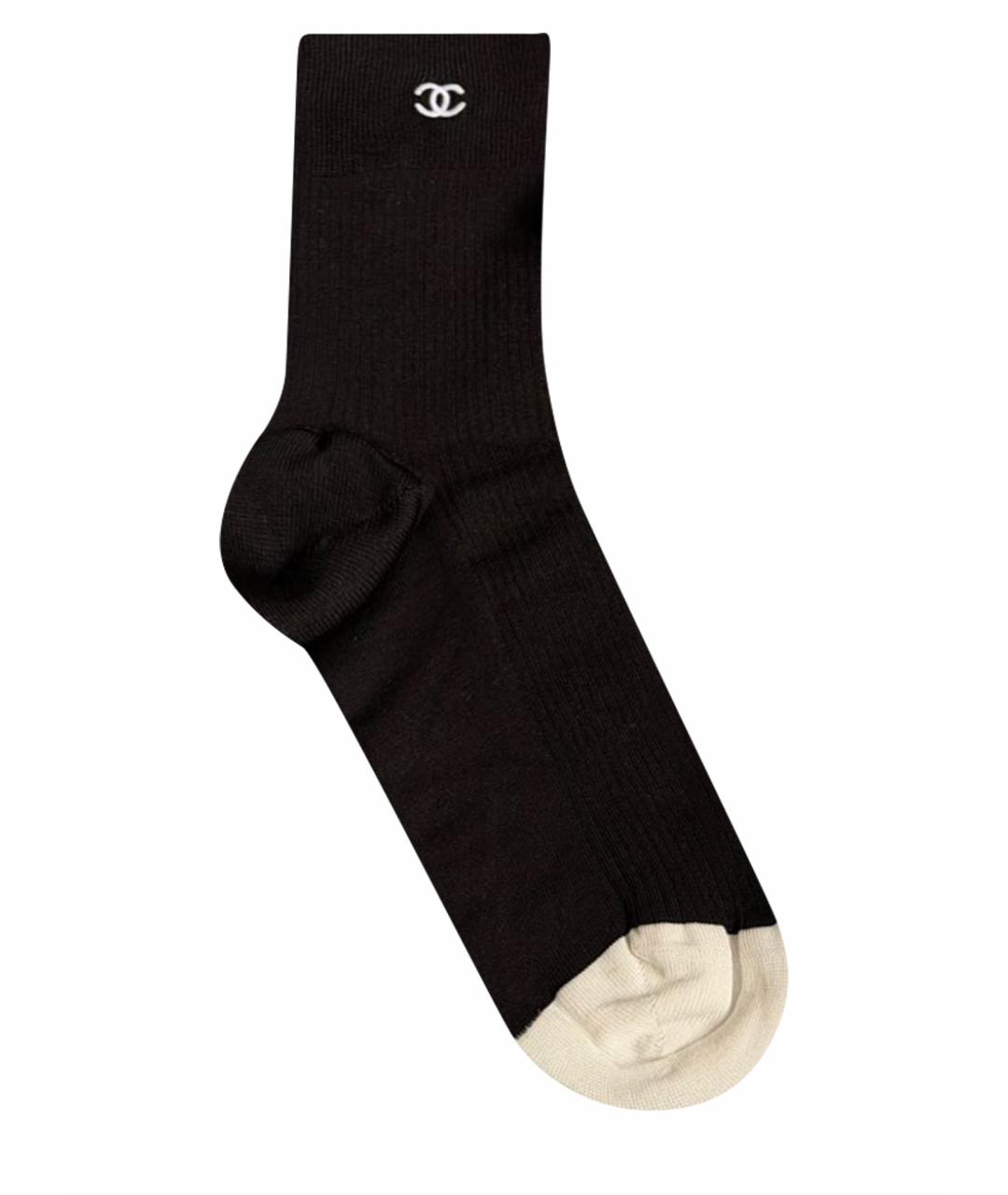 CHANEL Черные носки, чулки и колготы, фото 1