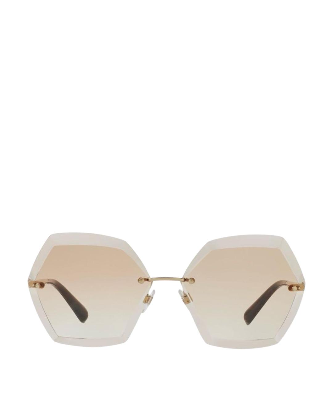 CHANEL Коричневые пластиковые солнцезащитные очки, фото 1