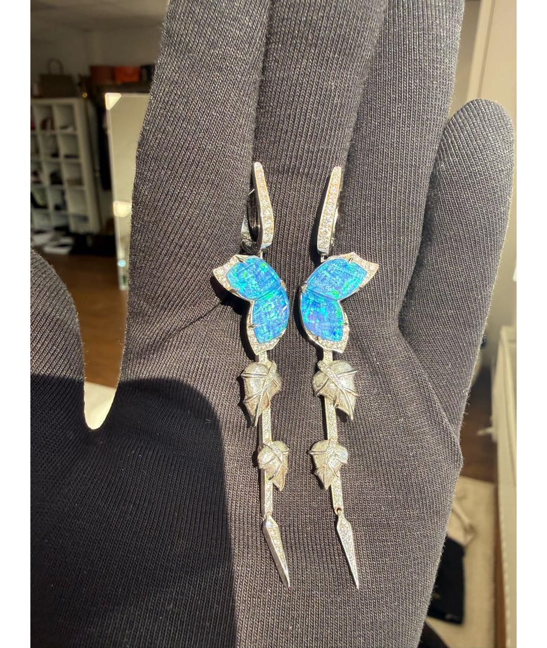 STEPHEN WEBSTER Белые серьги из белого золота, фото 5