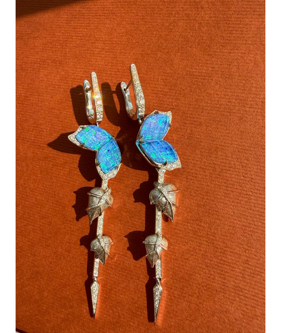 STEPHEN WEBSTER Белые серьги из белого золота, фото 8