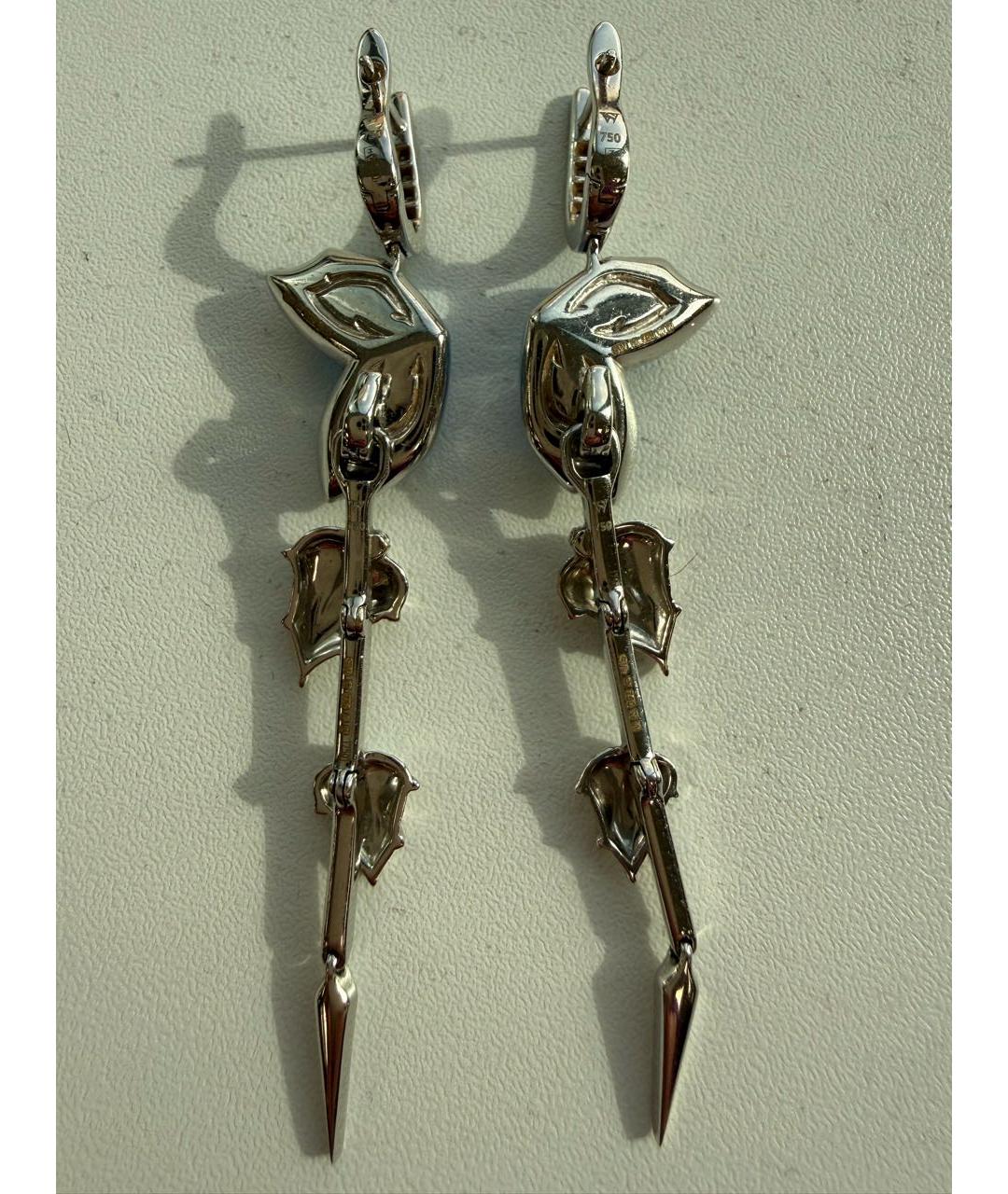 STEPHEN WEBSTER Белые серьги из белого золота, фото 2