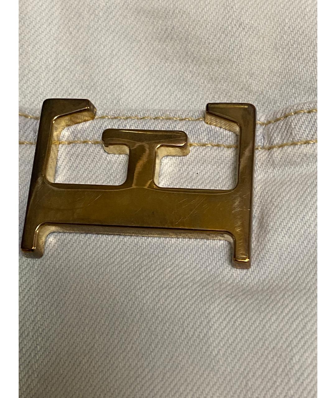 ESCADA Голубые хлопко-эластановые прямые джинсы, фото 8