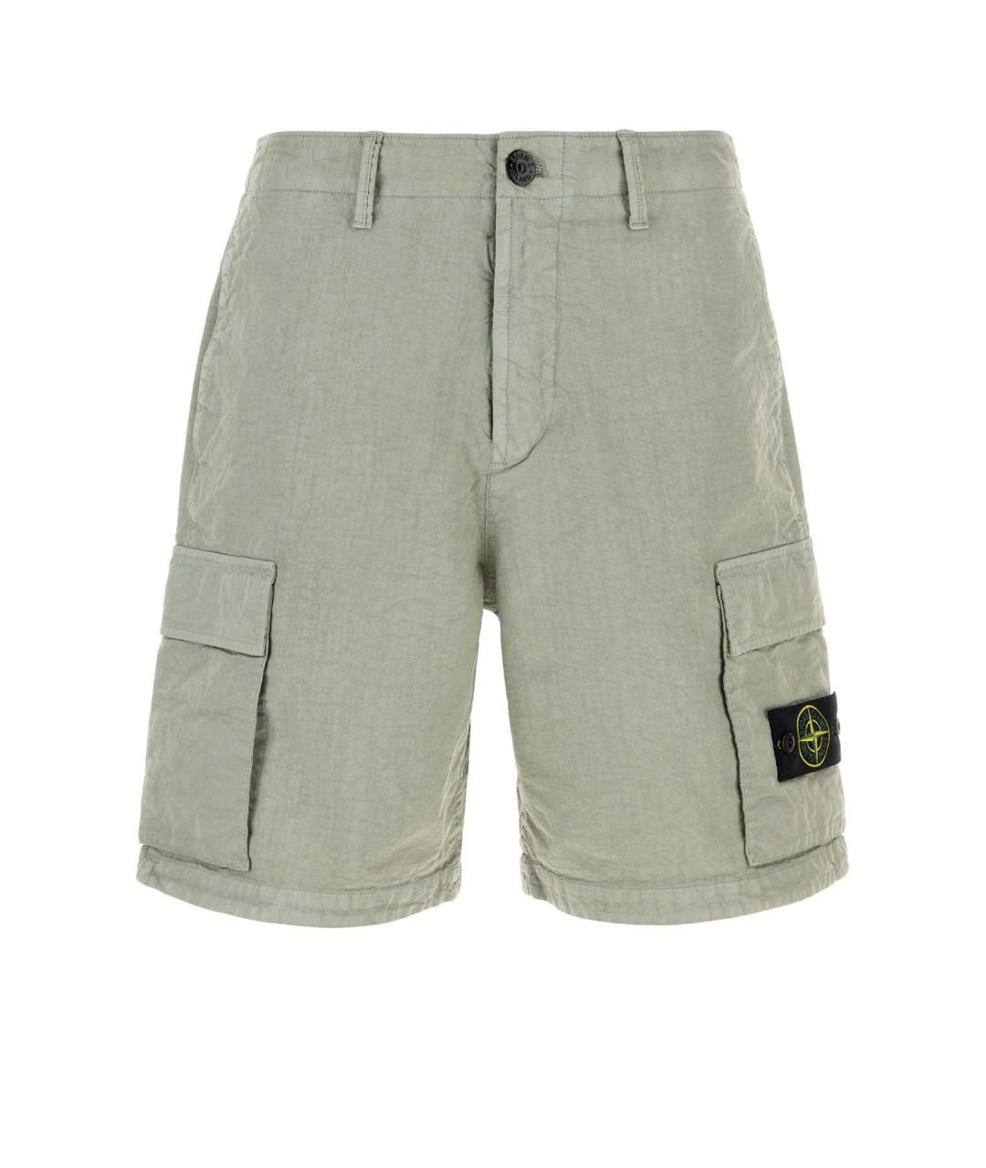 STONE ISLAND Зеленые шорты, фото 1